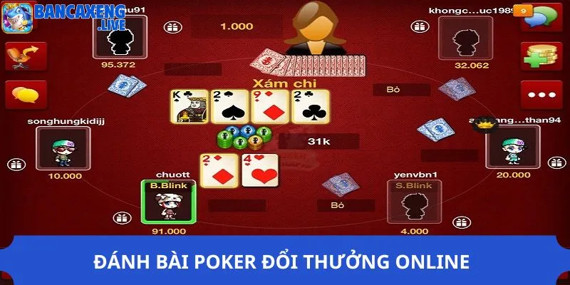 Đánh bài poker đổi thưởng online