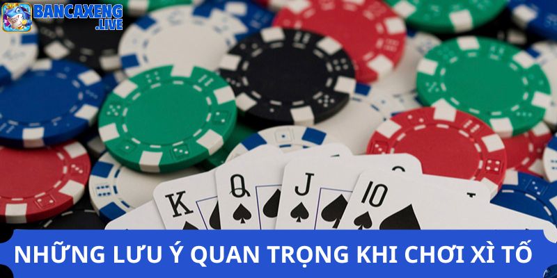 Những lưu ý quan trọng