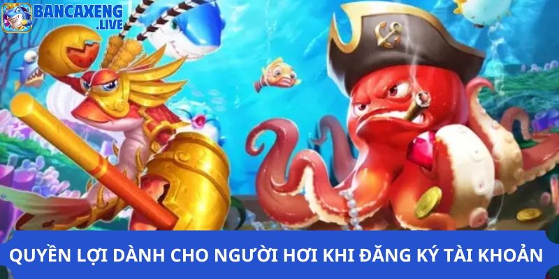 Quyền lợi dành cho người chơi khi đăng ký tài khoản